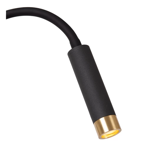 Lucide ALEC - Wandspot / Wandlamp - LED 3 StepDim - G9 - 1x3W 2700K - Inclusief omwisselbare ringen - Zwart - detail 6